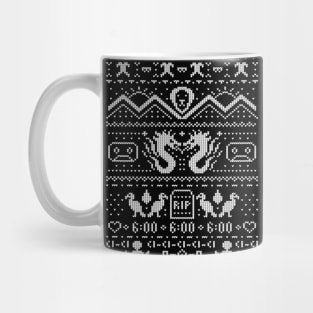 Ugly Christmas Sweater Pattern Mug